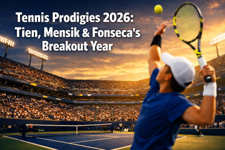 Emerging Tennis Prodigies 2026: Learner Tien, Jakub Mensik, and Joao Fonseca’s Breakout Potential