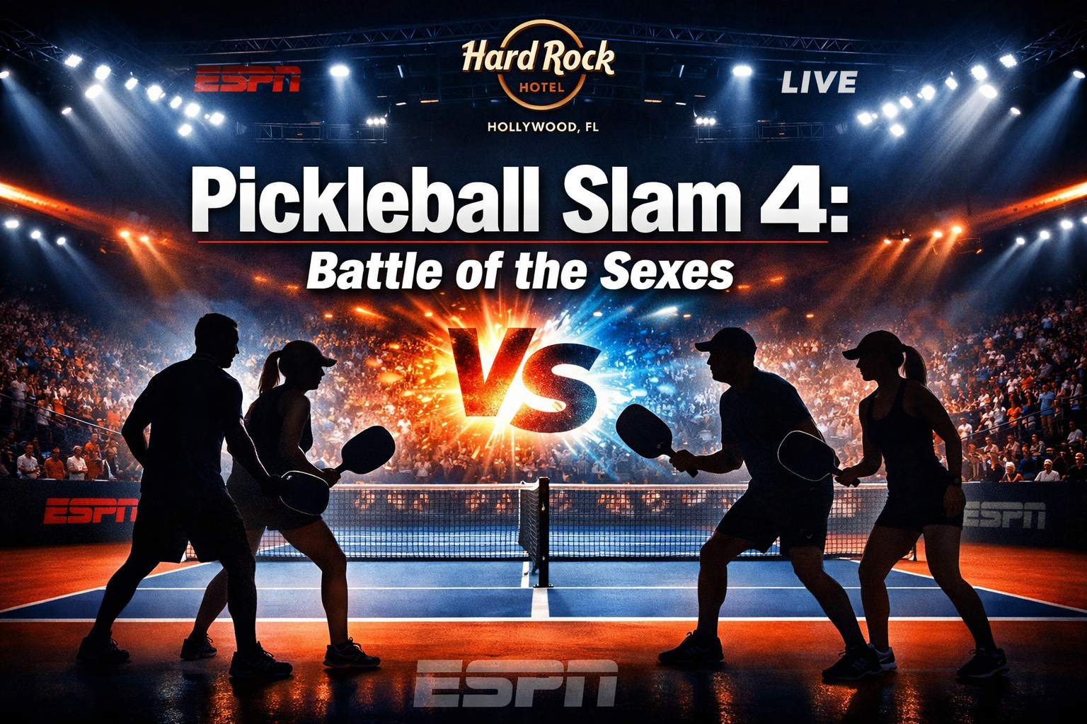 Pickleball Slam 4: Battle of the Sexes Breakdown – Andre Agassi, Steffi Graf, and Mixed Pro Showdowns on ESPN