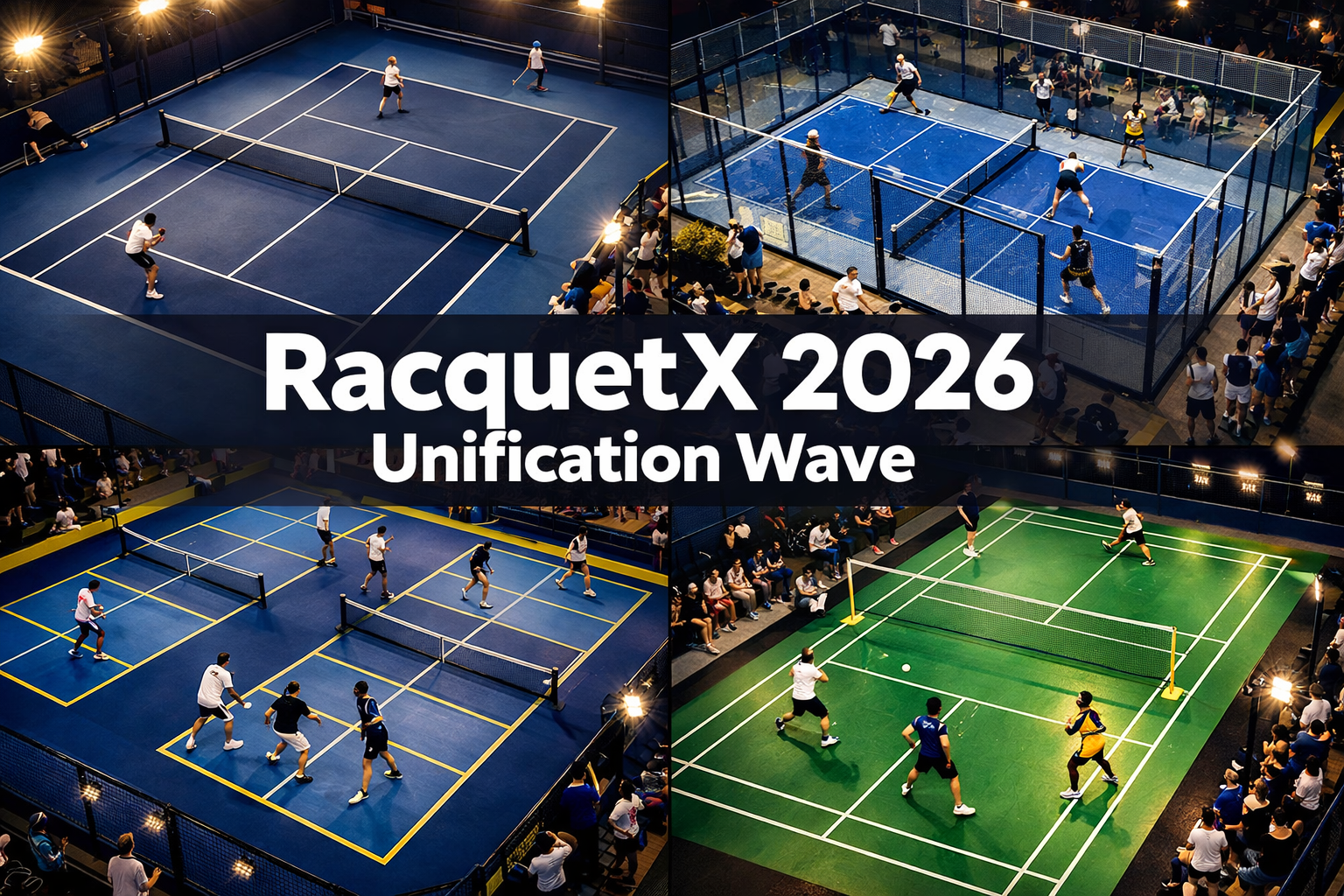 RacquetX 2026 Unification Wave: How Multi-Sport Events Are Fostering Collaboration Across Tennis, Pickleball, Padel, and Beyond