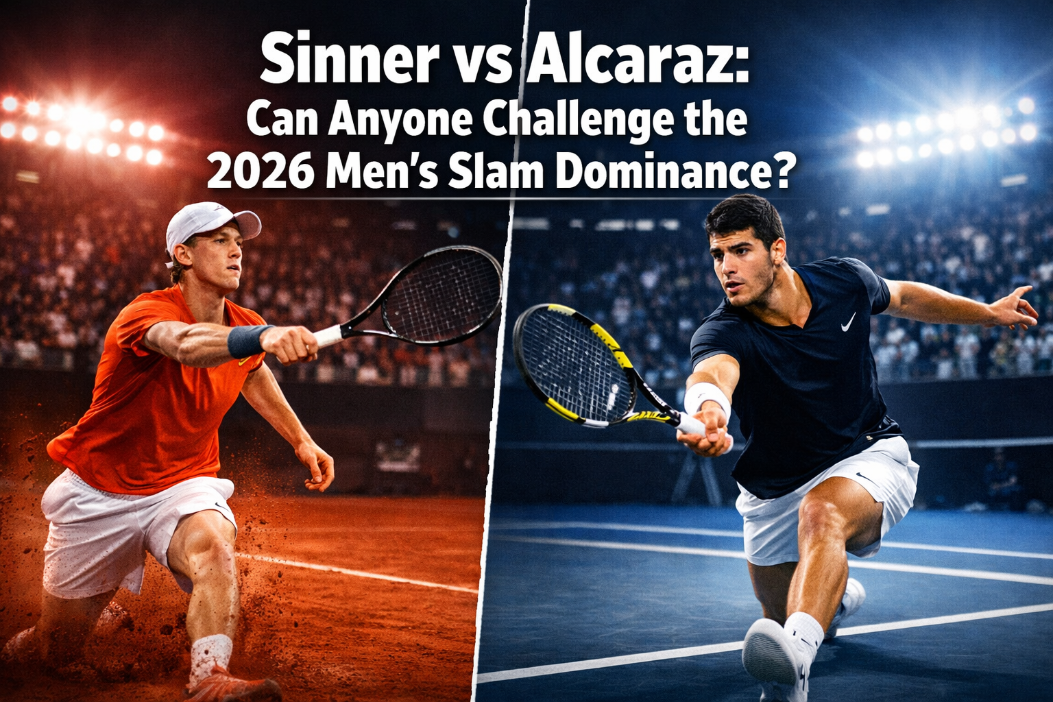 Sinner vs Alcaraz: Can Anyone Challenge the 2026 Men’s Slam Dominance?