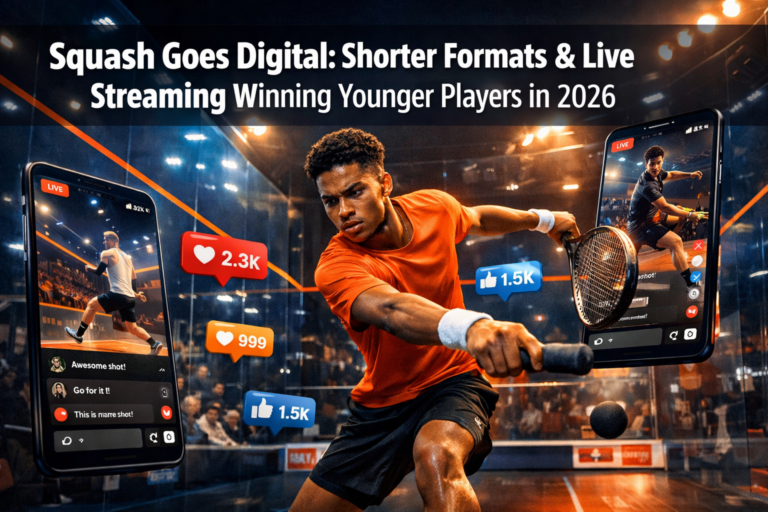 Squash’s Digital Transformation: How Shorter Match Formats and Live Streaming Are Attracting Younger Players in 2026