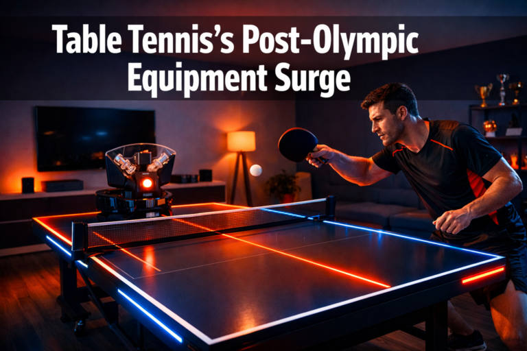 Table Tennis’s Post-Olympic Equipment Surge: Affordable Robots and Smart Tables Driving Home Practice in 2026