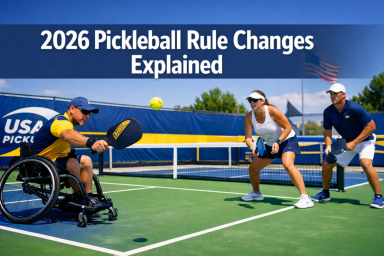 USA Pickleball’s 2026 Rule Changes Explained: Rally Scoring, Adaptive Divisions, and Serve Clarifications