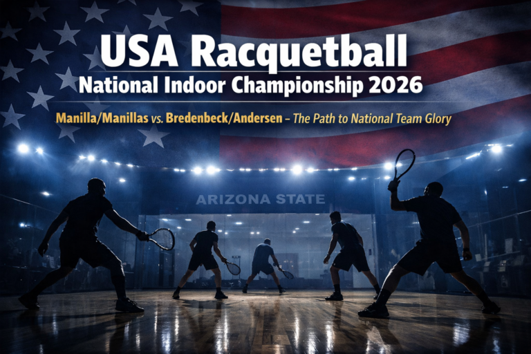 USA Racquetball National Indoor Championship 2026: Manilla/Manillas vs. Bredenbeck/Andersen – The Path to National Team Glory