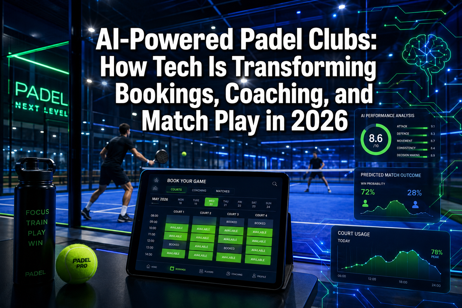 AI-Powered Padel Clubs: How Tech Is Transforming Bookings, Coaching, and Match Play in 2026