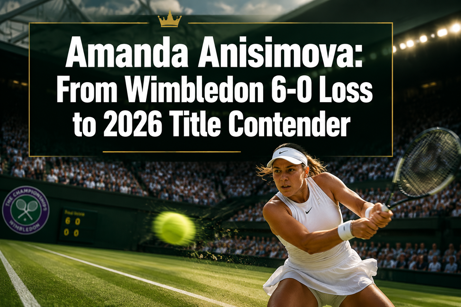 Amanda Anisimova’s 2026 Major Breakthrough: From Wimbledon 6-0 Loss to Title Contender