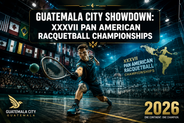 Guatemala City Showdown: Previewing the XXXVII Pan American Racquetball Championships March 27-April 4, 2026