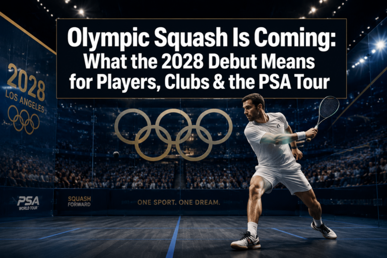 Olympic Squash Is Coming: What the 2028 Debut Means for Players, Clubs, and the PSA Tour