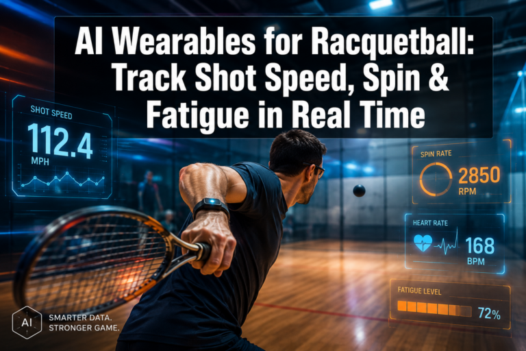 AI Wearables for Racquetball: Tracking Shot Speed, Spin, and Fatigue in Real-Time Training Sessions