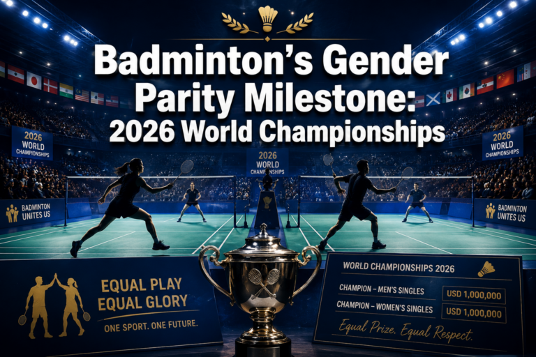 Badminton’s Gender Parity Milestone: How 2026 World Championships Equalized Prizes and Representation