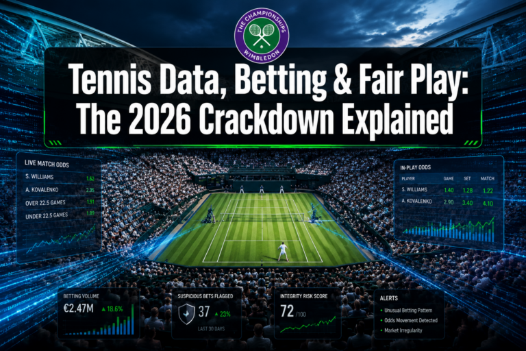 Data, Betting, and Fair Play: How Tennis’s 2026 Crackdown on “Data Companies” Affects Fans and Players
