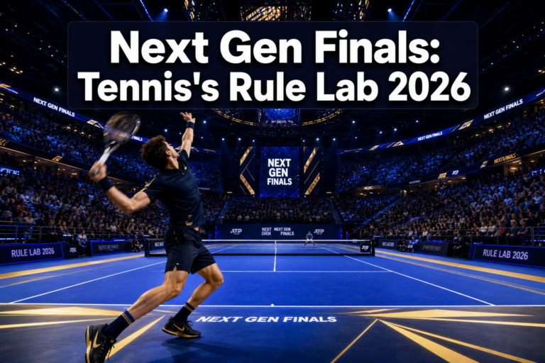 Next Gen Finals as Tennis’s Rule Lab: Which 2026 Experiments Could Reshape the Main Tour?