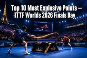 Top 10 Most Explosive Points from ITTF Worlds 2026 Finals Day: – Rally ...