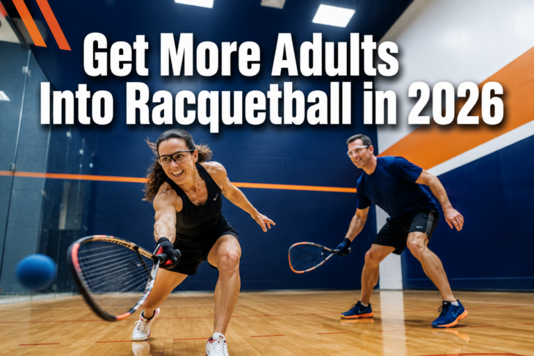 How to Get More Adults Into Racquetball in 2026: Proven Entry Points, Programs, and Messaging That Convert